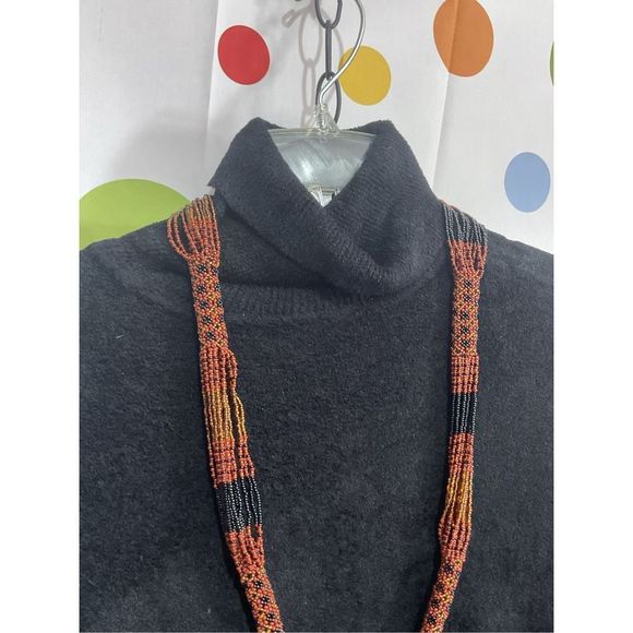 IDG International Direct Black Turtleneck Chenille Soft Size Petite Medium 🌸🍒 - Picture 3 of 9